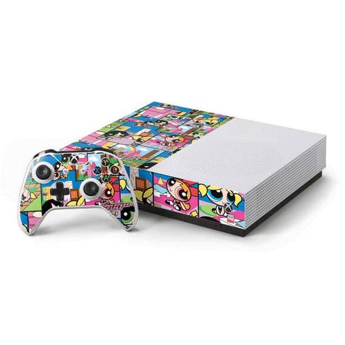 Cartoon Network Powerpuff Girls Patches Xbox One S All-Digital Edition Bundle Skin
