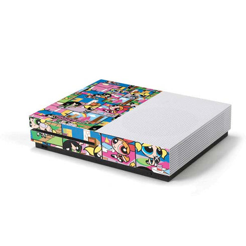Cartoon Network Powerpuff Girls Patches Xbox One S Console Skin