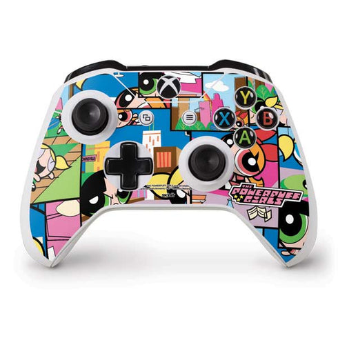 Cartoon Network Powerpuff Girls Patches Xbox One S Controller Skin