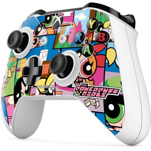 Cartoon Network Powerpuff Girls Patches Xbox One S Controller Skin