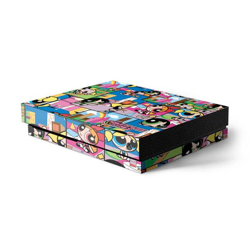 Cartoon Network Powerpuff Girls Patches Xbox One X Console Skin