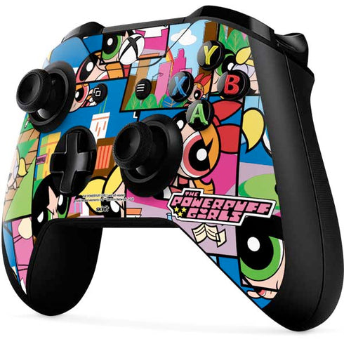 Cartoon Network Powerpuff Girls Patches Xbox One X Controller Skin
