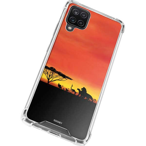 Disney The Lion King Pride Rock Crew Galaxy A12 Clear Case