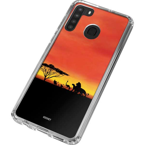 Disney The Lion King Pride Rock Crew Galaxy A21 Clear Case