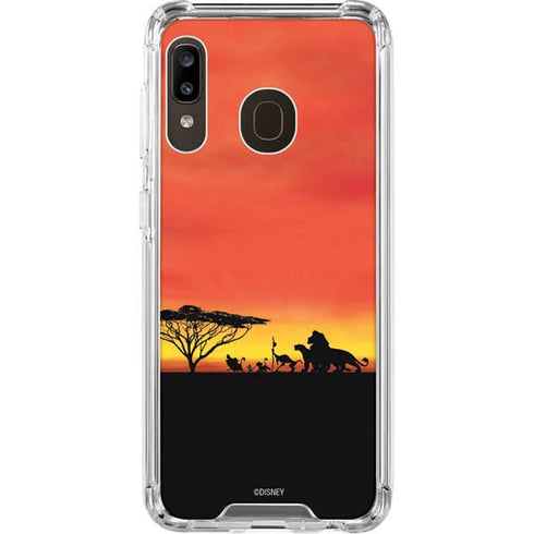 Disney The Lion King Pride Rock Crew Galaxy A30 Clear Case