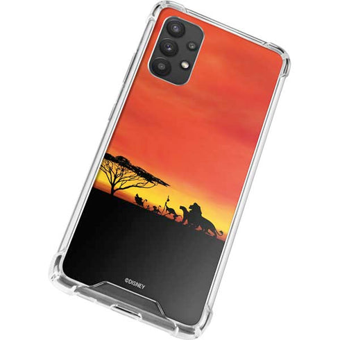 Disney The Lion King Pride Rock Crew Galaxy A32 5G Clear Case