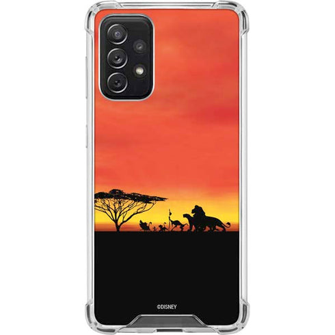 Disney The Lion King Pride Rock Crew Galaxy A72 5G Clear Case