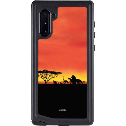Disney The Lion King Pride Rock Crew Galaxy Note 10 Waterproof Case