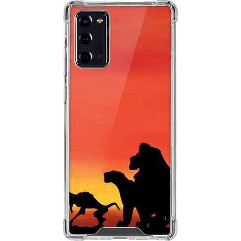 Disney The Lion King Pride Rock Crew Galaxy Note20 5G Clear Case