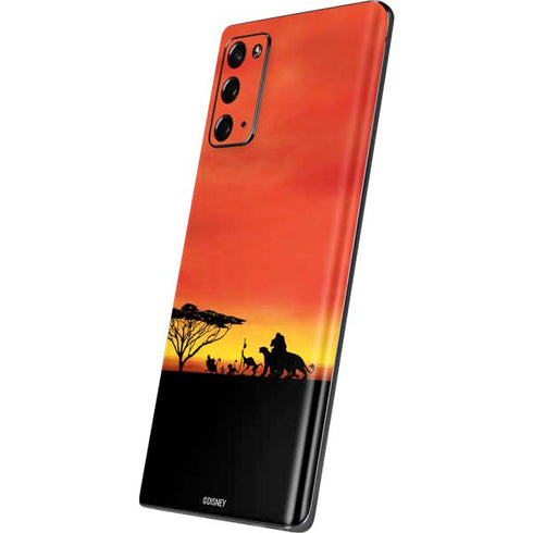 Disney The Lion King Pride Rock Crew Galaxy Note20 5G Skin