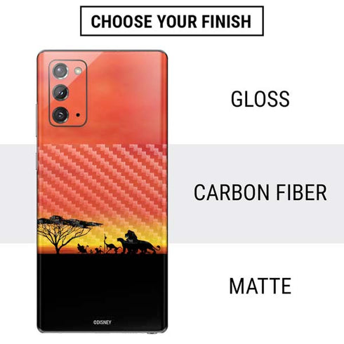 Disney The Lion King Pride Rock Crew Galaxy Note20 5G Skin