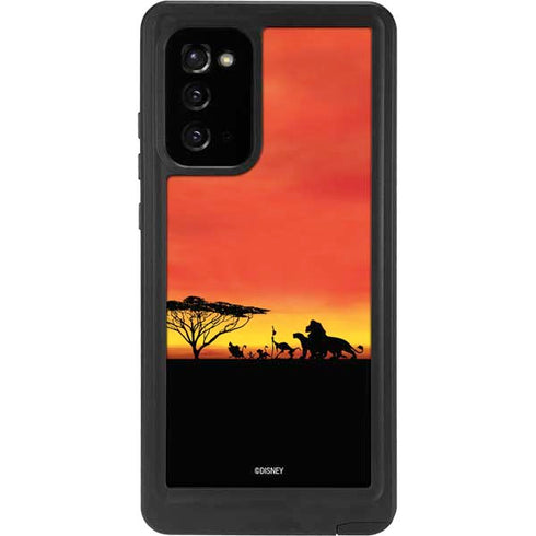 Disney The Lion King Pride Rock Crew Galaxy Note20 5G Waterproof Case
