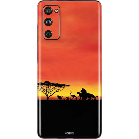 Disney The Lion King Pride Rock Crew Galaxy S20 Fan Edition Skin