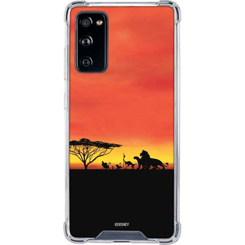 Disney The Lion King Pride Rock Crew Galaxy S20 FE Clear Case