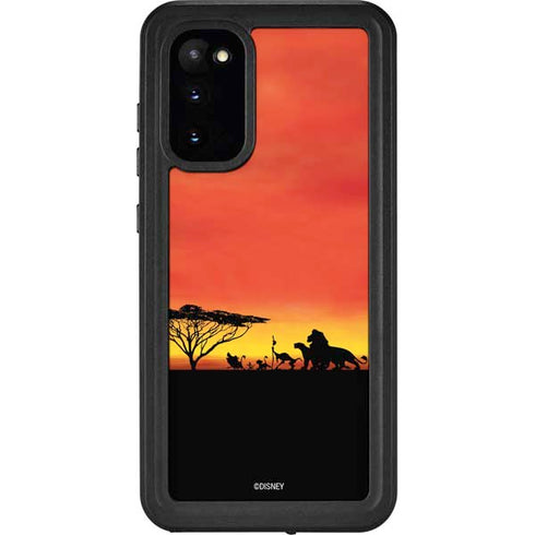 Disney The Lion King Pride Rock Crew Galaxy S20 Waterproof Case
