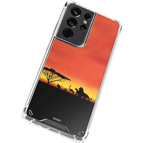 Disney The Lion King Pride Rock Crew Galaxy S21 Ultra 5G Clear Case