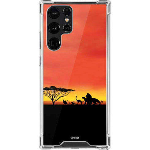 Disney The Lion King Pride Rock Crew Galaxy S22 Ultra Clear Case