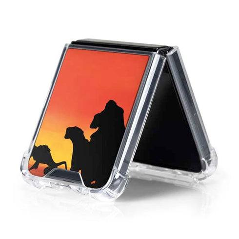 Disney The Lion King Pride Rock Crew Galaxy Z Flip5 5G Clear Case