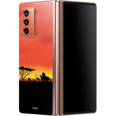 Disney The Lion King Pride Rock Crew Galaxy Z Fold2 5G Skin