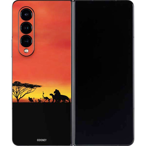 Disney The Lion King Pride Rock Crew Galaxy Z Fold4 5G Skin