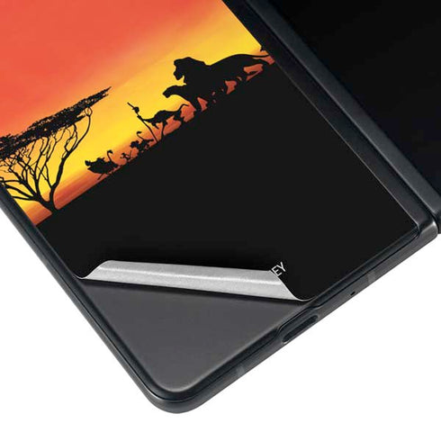 Disney The Lion King Pride Rock Crew Galaxy Z Fold4 5G Skin