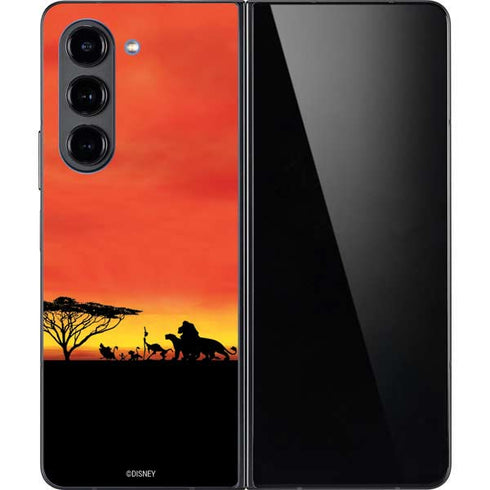 Disney The Lion King Pride Rock Crew Galaxy Z Fold5 5G Skin