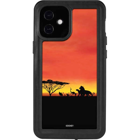 Disney The Lion King Pride Rock Crew iPhone 12 Mini Waterproof Case