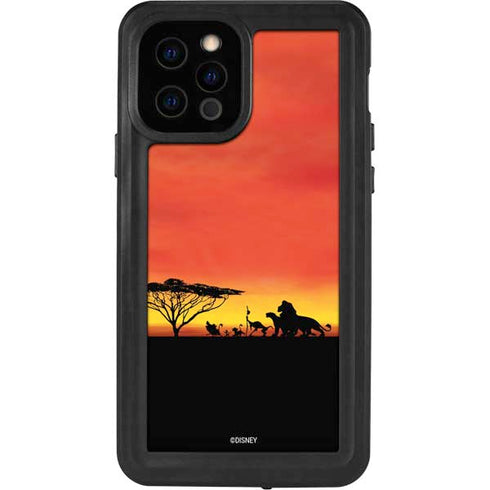 Disney The Lion King Pride Rock Crew iPhone 12 Pro Waterproof Case