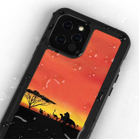 Disney The Lion King Pride Rock Crew iPhone 12 Pro Waterproof Case