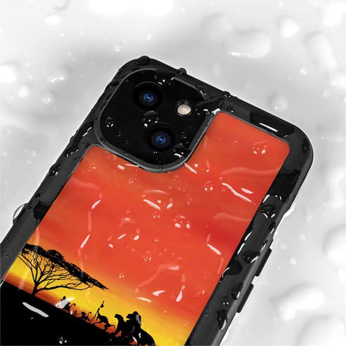 Disney The Lion King Pride Rock Crew iPhone 13 Mini Waterproof Case