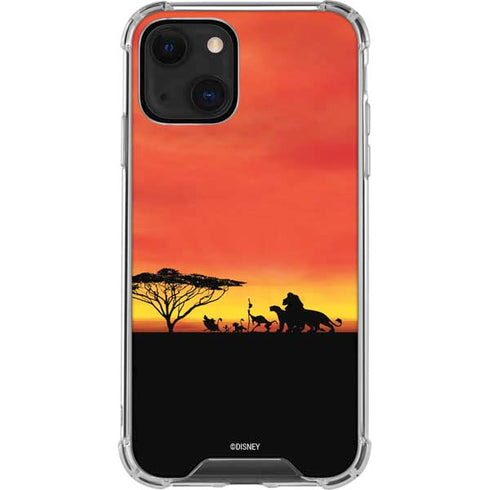 Disney The Lion King Pride Rock Crew iPhone 14 Plus Clear Case