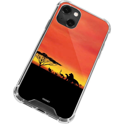 Disney The Lion King Pride Rock Crew iPhone 14 Plus Clear Case