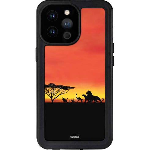 Disney The Lion King Pride Rock Crew iPhone 14 Pro Max Waterproof Case