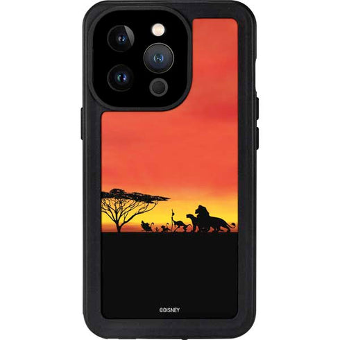 Disney The Lion King Pride Rock Crew iPhone 14 Pro Waterproof Case