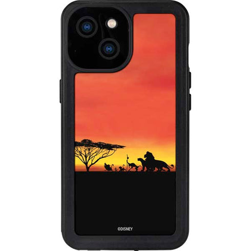 Disney The Lion King Pride Rock Crew iPhone 15 Waterproof Case