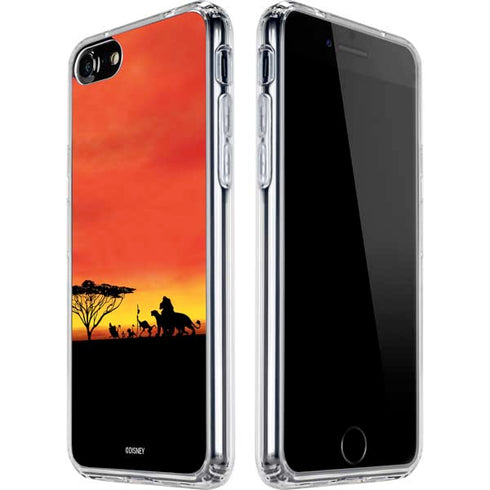 Disney The Lion King Pride Rock Crew iPhone SE (2nd & 3rd Gen) Clear Case
