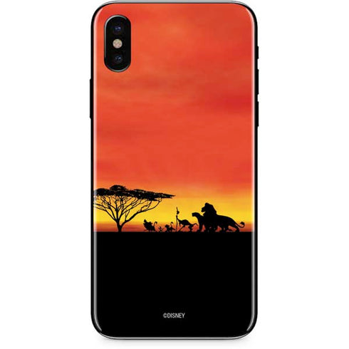 Disney The Lion King Pride Rock Crew iPhone X Skin
