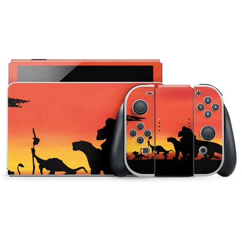 Disney The Lion King Pride Rock Crew Nintendo Switch OLED (2021) Skin