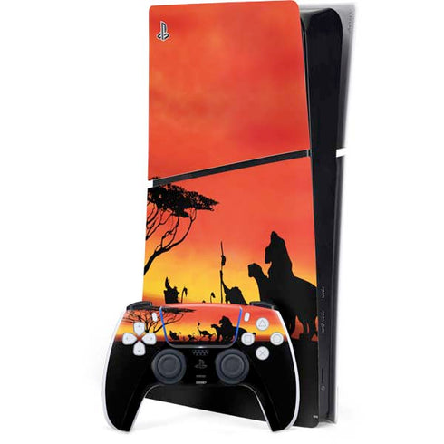 Disney The Lion King Pride Rock Crew PS5 Slim Digital Edition Bundle Skin