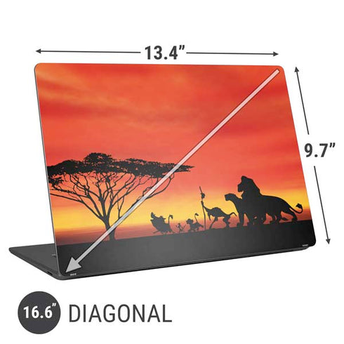 Disney The Lion King Pride Rock Crew Universal Laptop 16.6in (13.4 x 9.7in) Skin