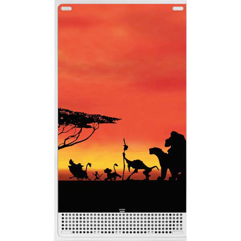 Disney The Lion King Pride Rock Crew Xbox Series S Console Skin