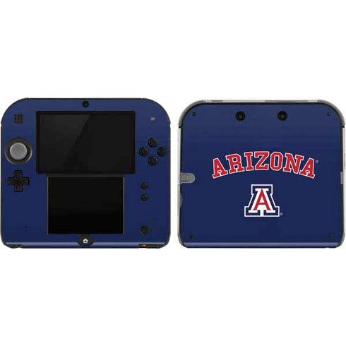University of Arizona Primary Logo Blue Nintendo 2DS Skin
