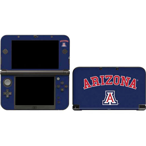 University of Arizona Primary Logo Blue 3DS XL 2015 Skin