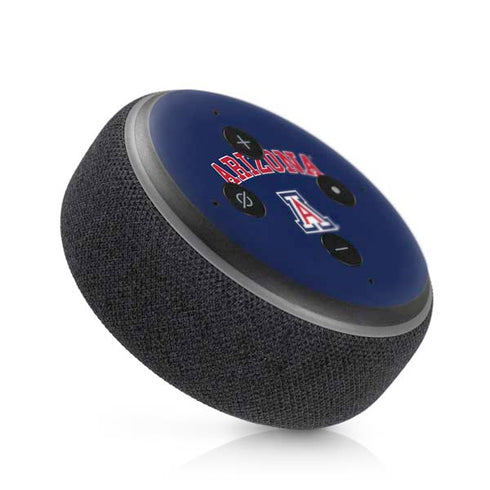 University of Arizona Primary Logo Blue Amazon Echo Dot Skin