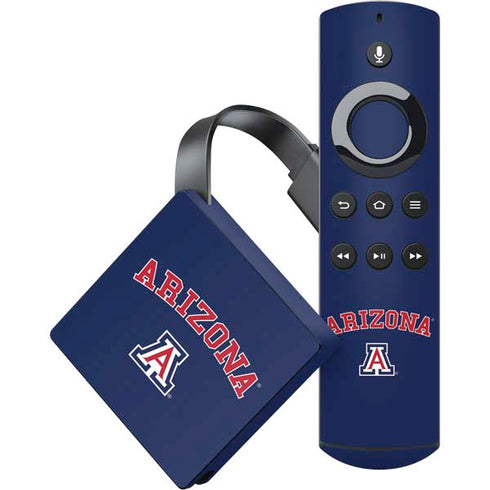 University of Arizona Primary Logo Blue Amazon Fire TV Skin