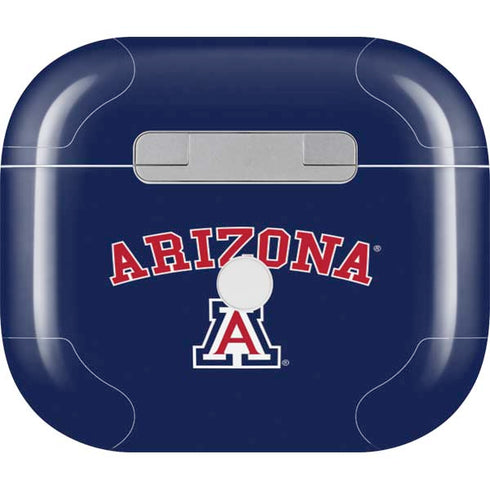 University of Arizona Primary Logo Blue Apple AirPods (3rd Gen 2021) Skin