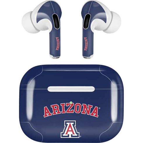 University of Arizona Primary Logo Blue Apple AirPods Pro Skin