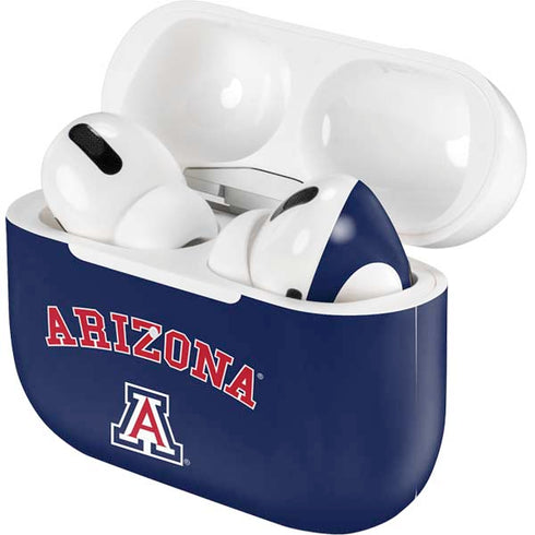 University of Arizona Primary Logo Blue Apple AirPods Pro Skin