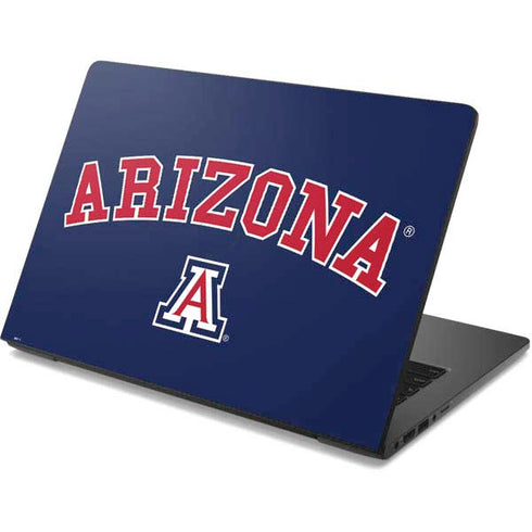 University of Arizona Primary Logo Blue Dell Chromebook Skin