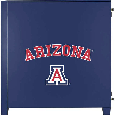 University of Arizona Primary Logo Blue Corsair 4000D Tempered Glass Mid-Tower ATX Case Skin